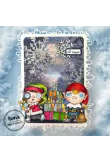 AALL & CREATE AALL & CREATE JANET KLEIN #1311 ELF MADE A7 CLEAR STAMP SET