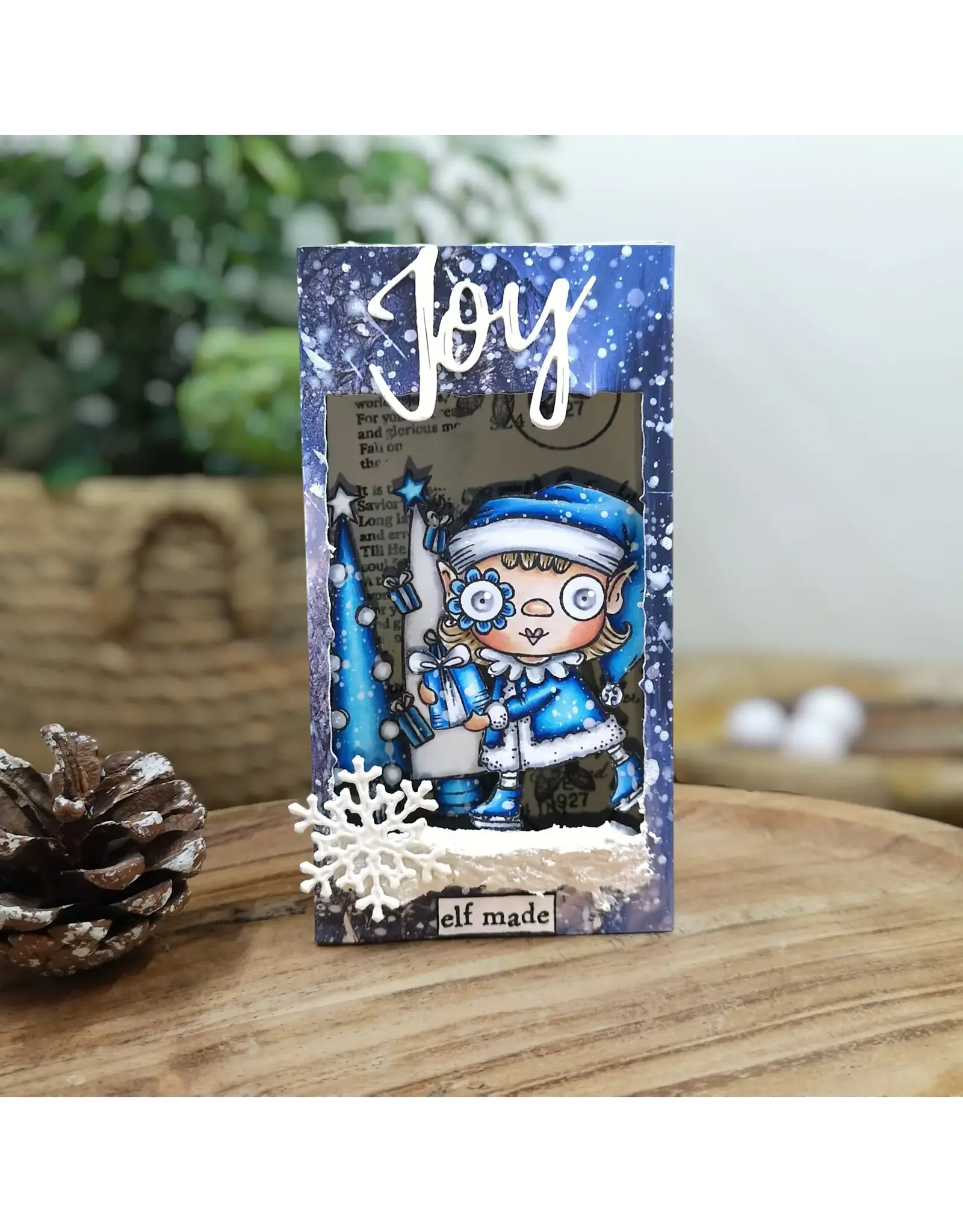 AALL & CREATE AALL & CREATE JANET KLEIN #1311 ELF MADE A7 CLEAR STAMP SET