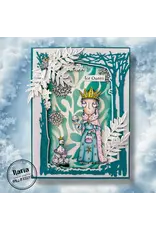 AALL & CREATE AALL & CREATE JANET KLEIN #1308 ICE QUEEN DEE A7 CLEAR STAMP SET