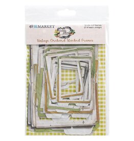 49 AND MARKET 49 AND MARKET VINTAGE ORCHARD STACKED FRAMES CHIPBOARD SET 42 PIECES