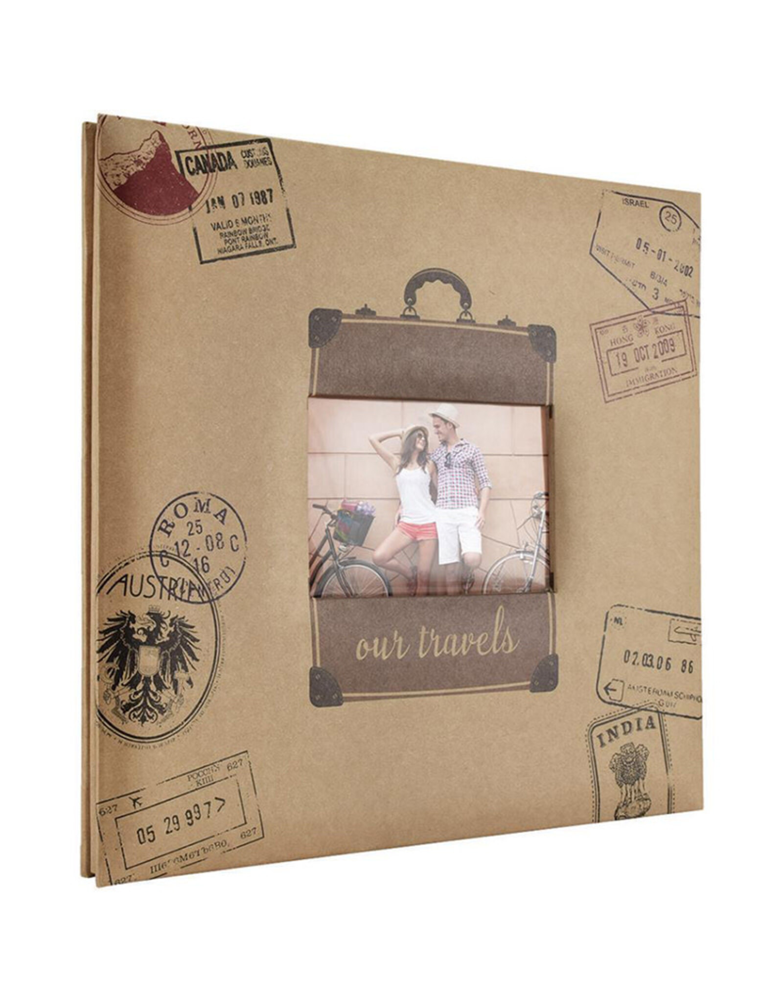 MBI MBI EXPRESSIONS OUR TRAVELS POST-BOUND 12X12 ALBUM WITH WINDOW
