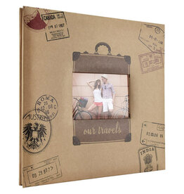 MBI MBI EXPRESSIONS OUR TRAVELS POST-BOUND 12X12 ALBUM WITH WINDOW