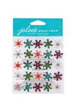 JOLEE’S JOLEE'S BOUTIQUE 3D SNOWFLAKES REPEAT STICKERS 25 PK