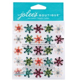 JOLEE’S JOLEE'S BOUTIQUE 3D SNOWFLAKES REPEAT STICKERS 25 PK