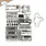 ELIZABETH CRAFT DESIGNS ELIZABETH CRAFT DESIGNS PLANNER ESSENTIALS CELEBRATIONS 2 CLEAR STAMP AND DIE SET