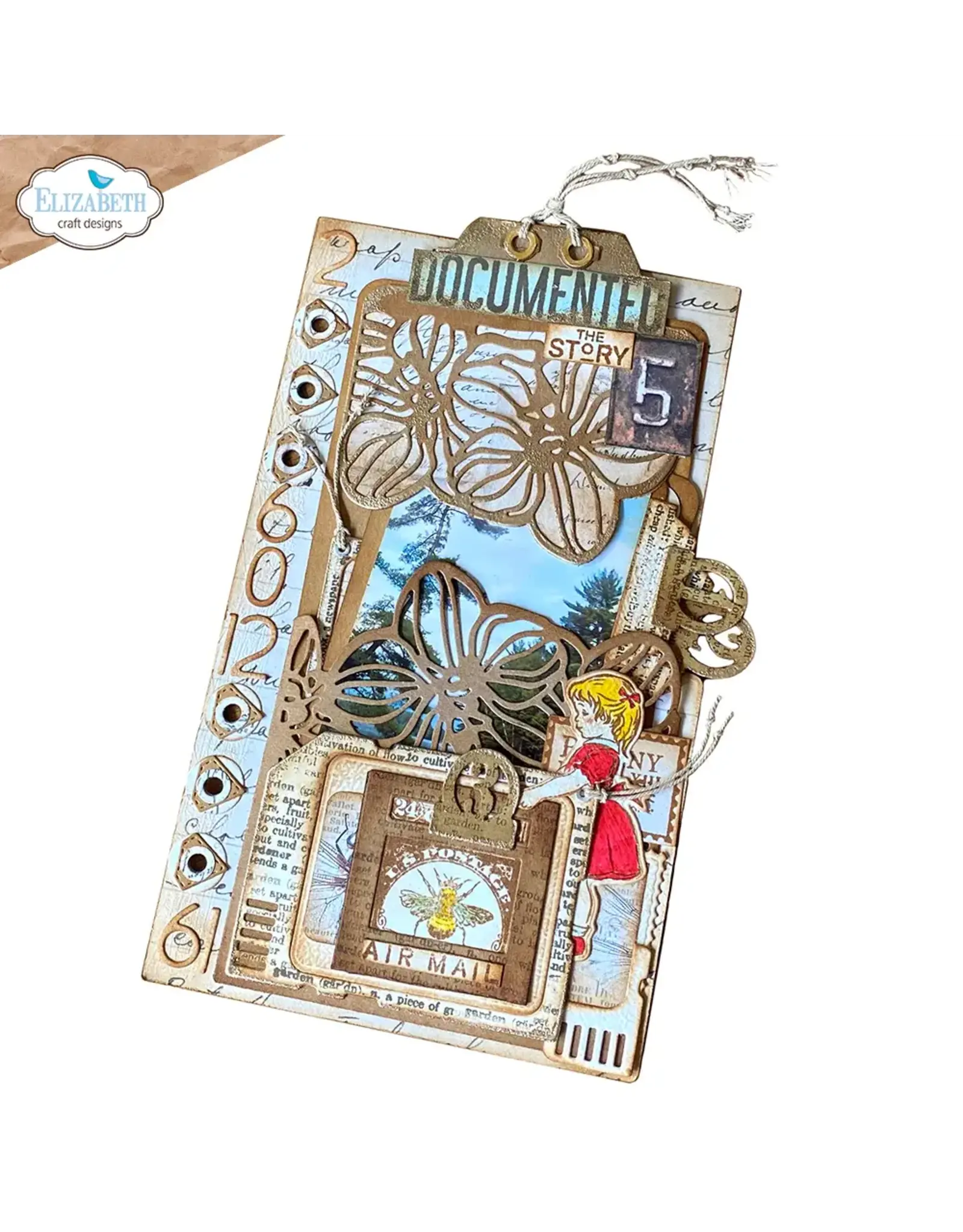 ELIZABETH CRAFT DESIGNS ELIZABETH CRAFT DESIGNS PLANNER ESSENTIALS CELEBRATIONS 2 CLEAR STAMP AND DIE SET