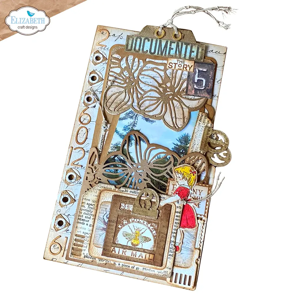 ELIZABETH CRAFT DESIGNS ELIZABETH CRAFT DESIGNS PLANNER ESSENTIALS CELEBRATIONS 2 CLEAR STAMP AND DIE SET