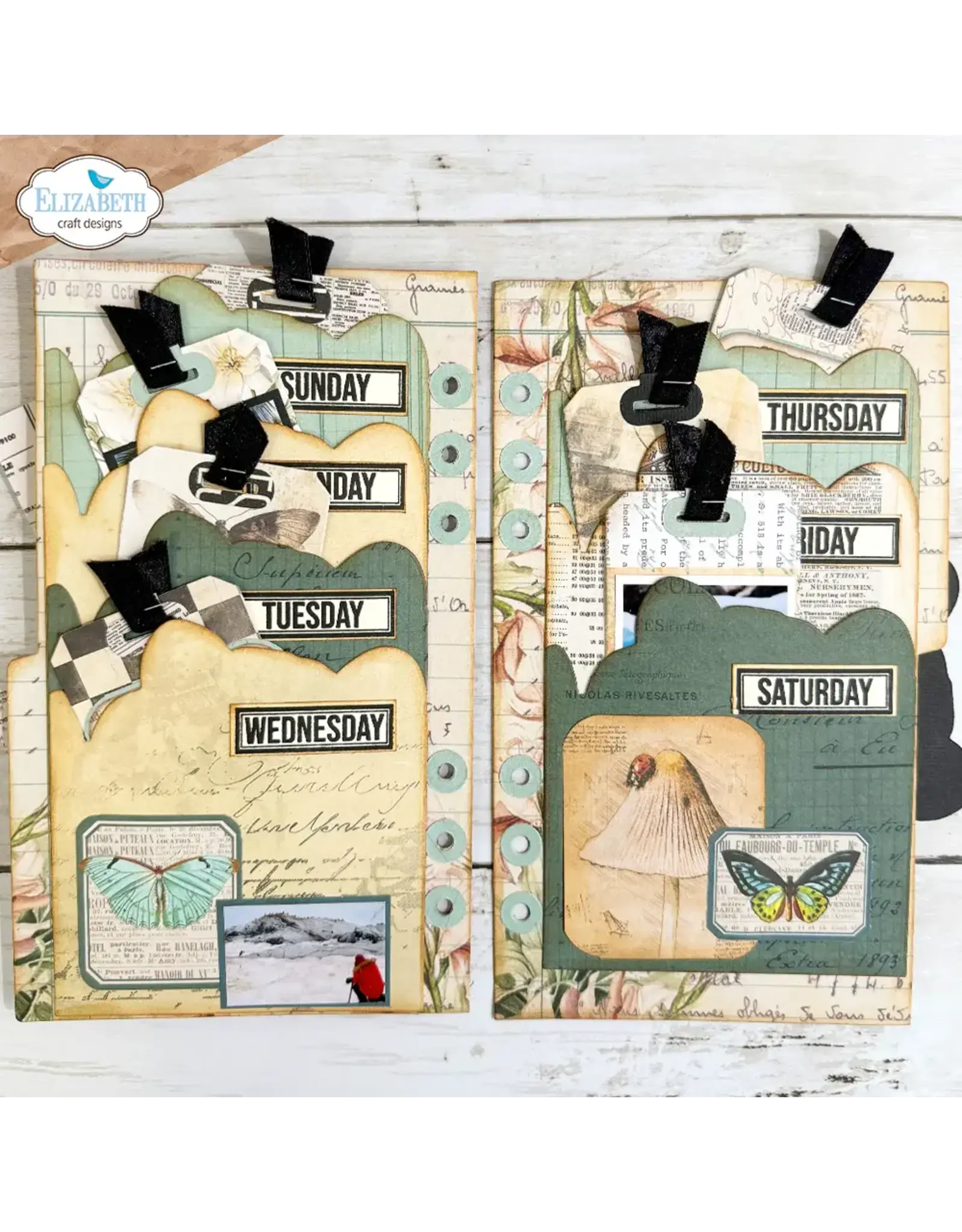 ELIZABETH CRAFT DESIGNS ELIZABETH CRAFT DESIGNS PLANNER ESSENTIALS BEST KIND OF DAYS CLEAR STAMP SET