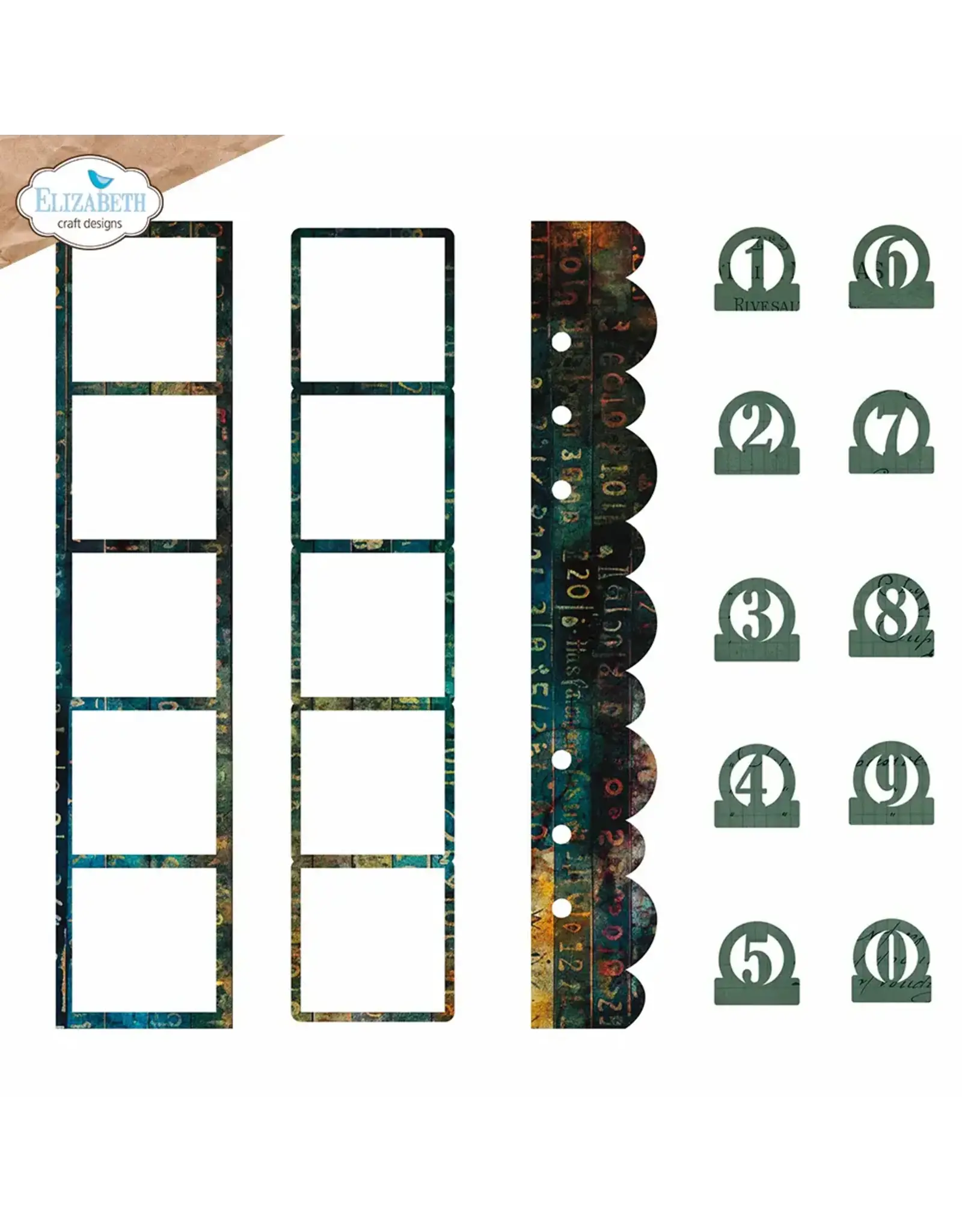 ELIZABETH CRAFT DESIGNS ELIZABETH CRAFT DESIGNS PLANNER ESSENTIALS PHOTOFRAME INLAY DIE SET