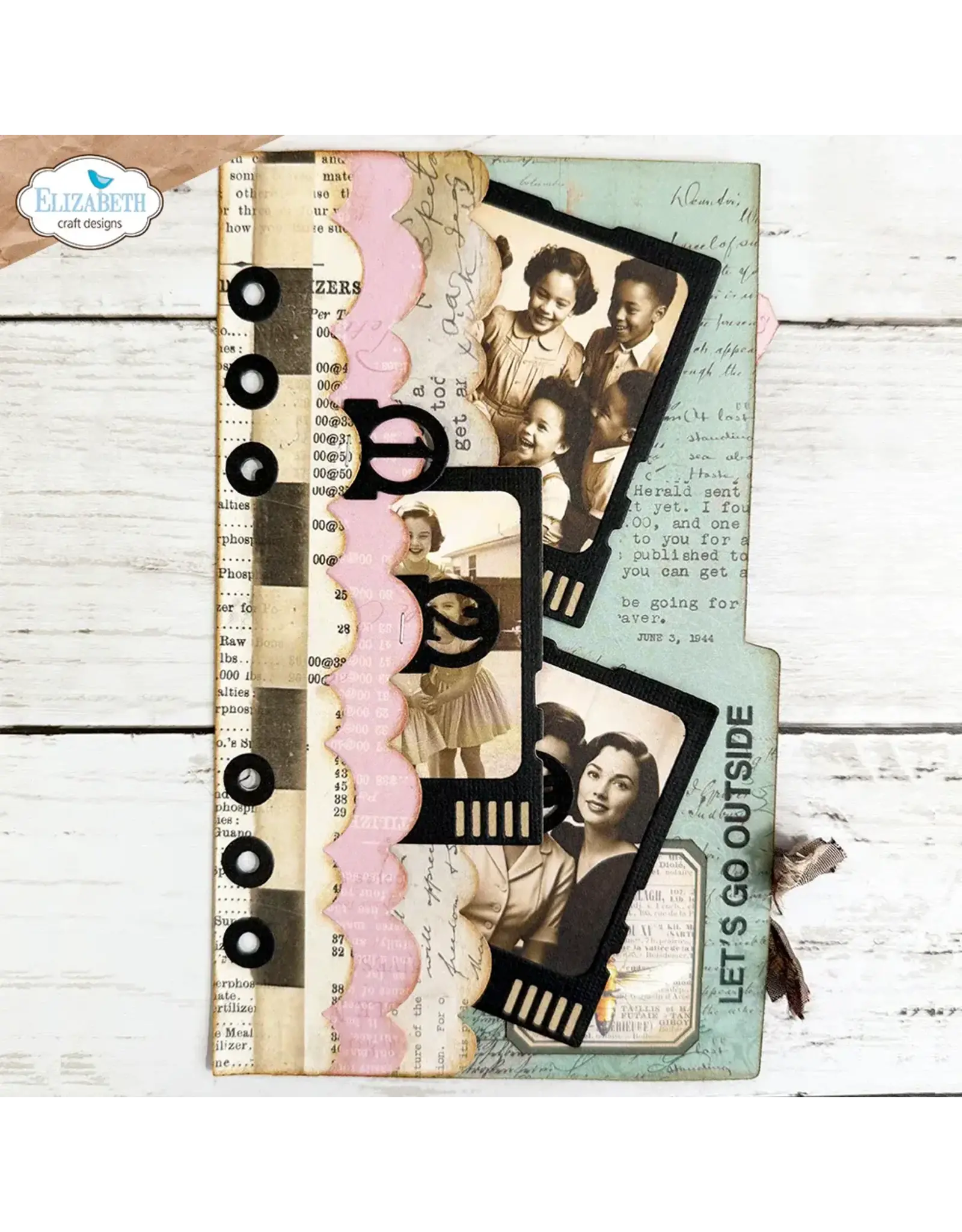 ELIZABETH CRAFT DESIGNS ELIZABETH CRAFT DESIGNS PLANNER ESSENTIALS PHOTOFRAME INLAY DIE SET