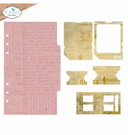 ELIZABETH CRAFT DESIGNS ELIZABETH CRAFT DESIGNS PLANNER ESSENTIALS PAGE WITH LARGE TAB 2 DIE SET
