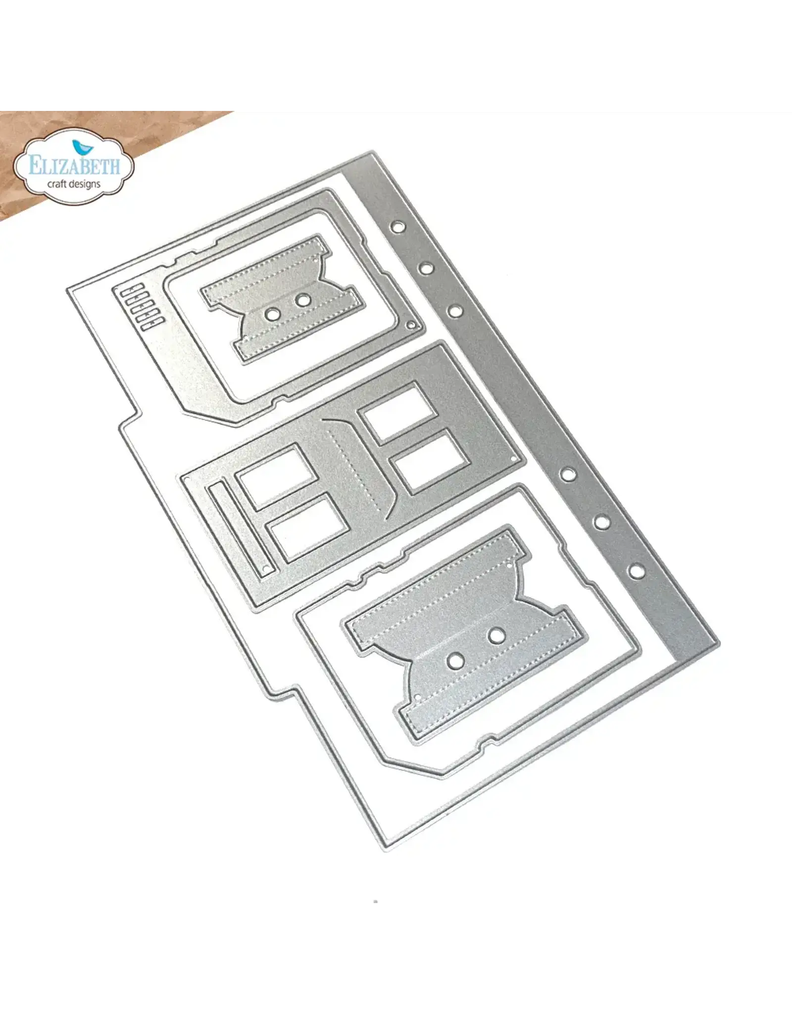 ELIZABETH CRAFT DESIGNS ELIZABETH CRAFT DESIGNS PLANNER ESSENTIALS PAGE WITH LARGE TAB 2 DIE SET