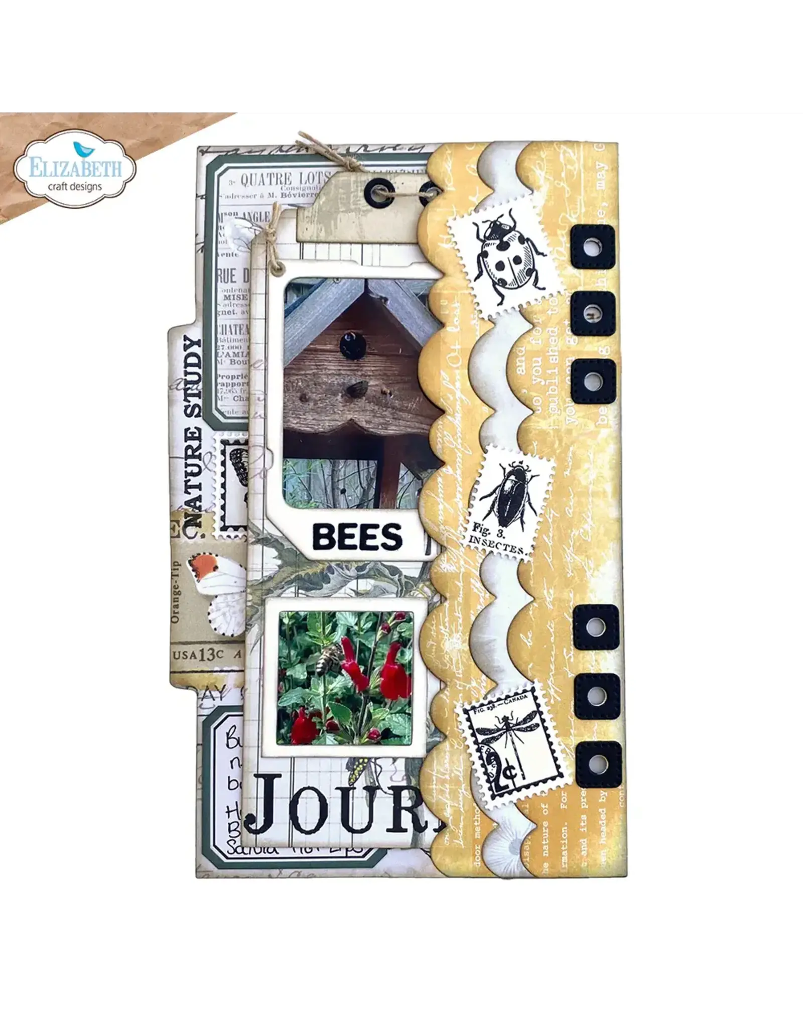 ELIZABETH CRAFT DESIGNS ELIZABETH CRAFT DESIGNS PLANNER ESSENTIALS PAGE WITH LARGE TAB 2 DIE SET
