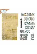 ELIZABETH CRAFT DESIGNS ELIZABETH CRAFT DESIGNS PLANNER ESSENTIALS PAGE WITH LARGE TAB 1 DIE SET