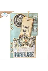 ELIZABETH CRAFT DESIGNS ELIZABETH CRAFT DESIGNS PLANNER ESSENTIALS POCKET WITH FLOWERS DIE SET