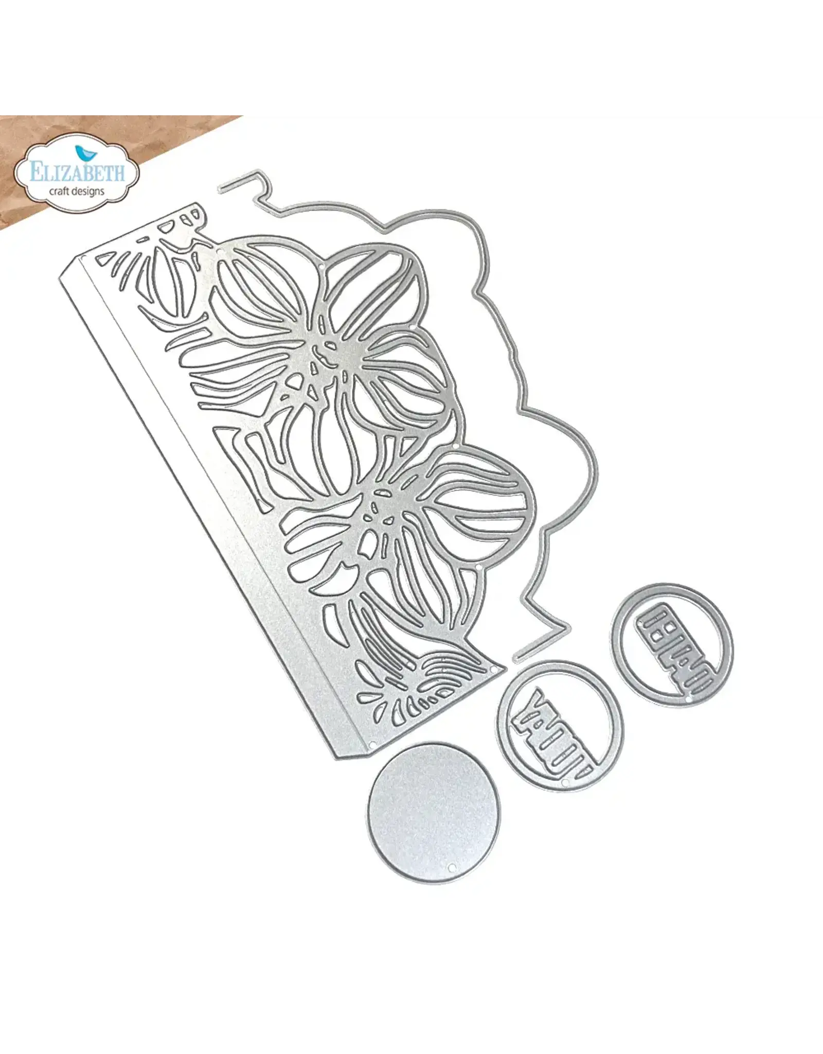 ELIZABETH CRAFT DESIGNS ELIZABETH CRAFT DESIGNS PLANNER ESSENTIALS BORDERPAGE WITH FLOWERS DIE SET