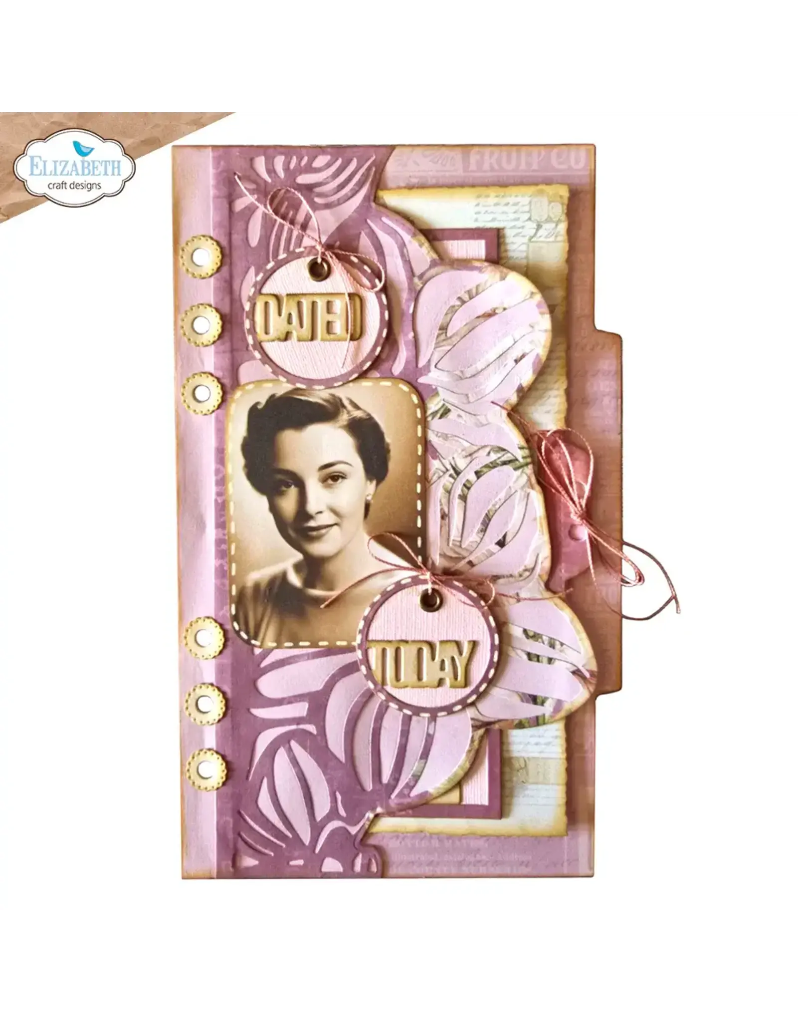 ELIZABETH CRAFT DESIGNS ELIZABETH CRAFT DESIGNS PLANNER ESSENTIALS BORDERPAGE WITH FLOWERS DIE SET