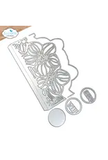 ELIZABETH CRAFT DESIGNS ELIZABETH CRAFT DESIGNS PLANNER ESSENTIALS BORDERPAGE WITH FLOWERS DIE SET