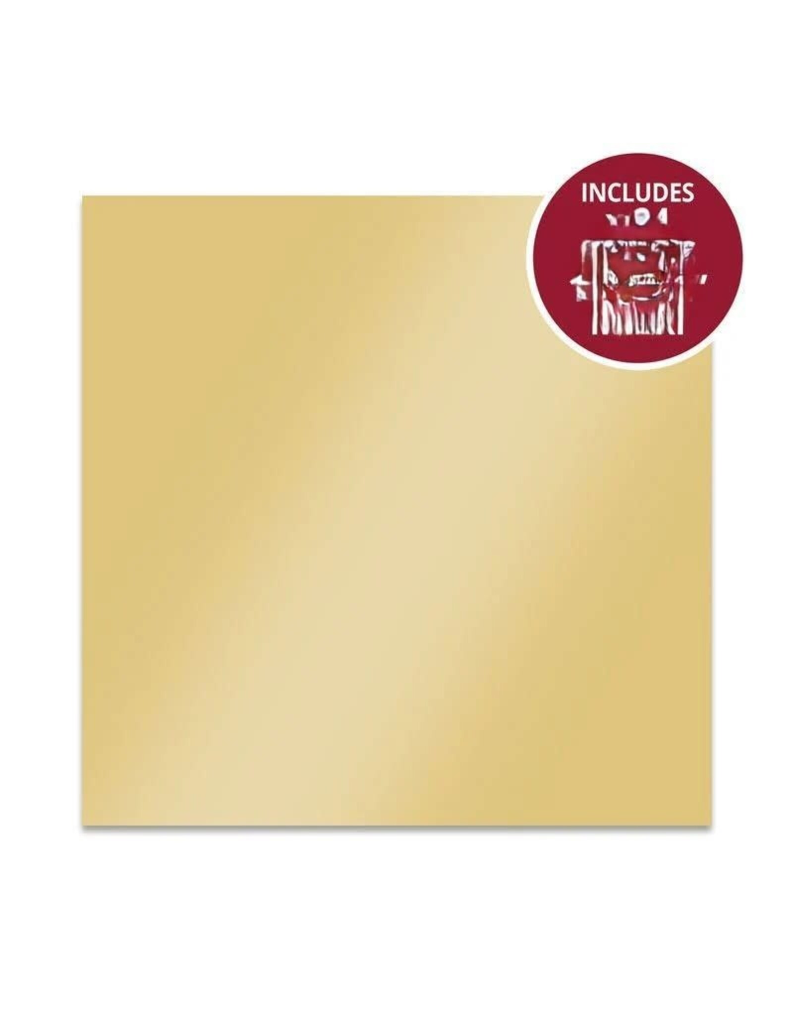 HUNKYDORY CRAFTS LTD. HUNKYDORY RICH GOLD 12x12 MIRRI CARD