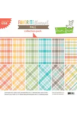 LAWN FAWN LAWN FAWN FAVORITE FLANNEL FALL 12x12 COLLECTION PACK 12 SHEETS