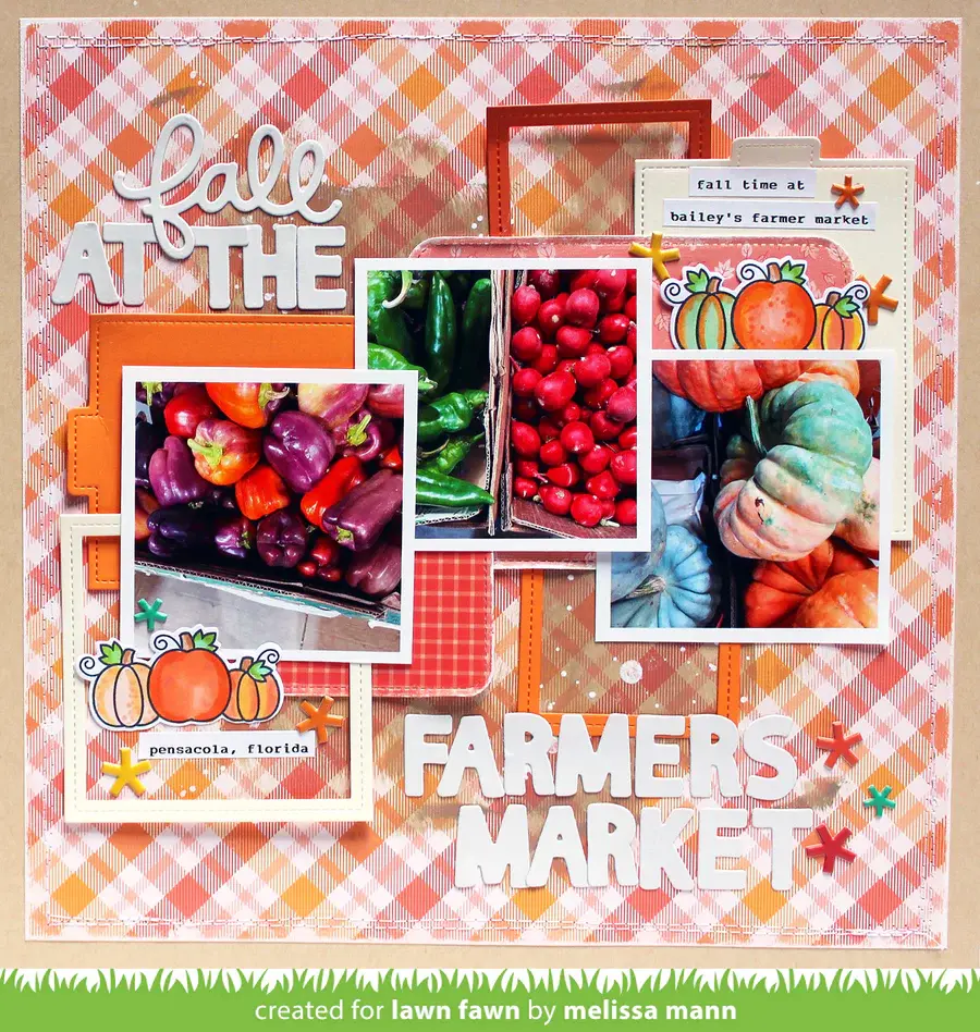 LAWN FAWN LAWN FAWN FAVORITE FLANNEL FALL 12x12 COLLECTION PACK 12 SHEETS