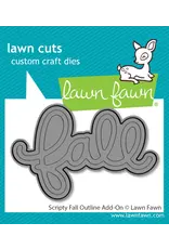 LAWN FAWN LAWN FAWN SCRIPTY FALL OUTLINE ADD-ON DIE