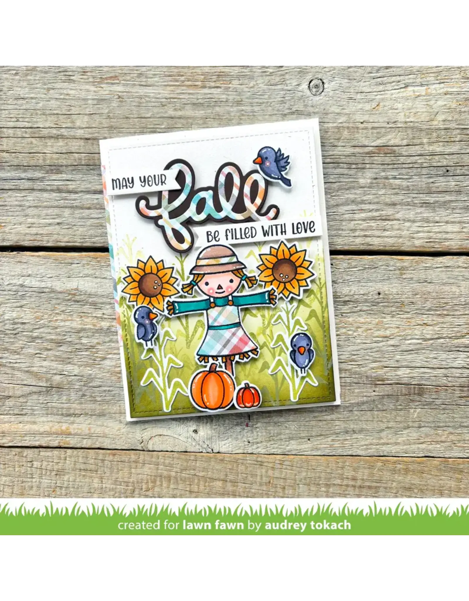 LAWN FAWN LAWN FAWN SCRIPTY FALL OUTLINE ADD-ON DIE