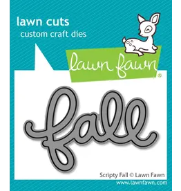 LAWN FAWN LAWN FAWN SCRIPTY FALL DIE