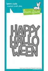 LAWN FAWN LAWN FAWN GIANT HAPPY HALLOWEEN: PORTRAIT DIE