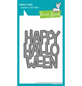 LAWN FAWN LAWN FAWN GIANT HAPPY HALLOWEEN: PORTRAIT DIE