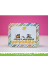 LAWN FAWN LAWN FAWN FALL LEAVES BORDER DIE SET
