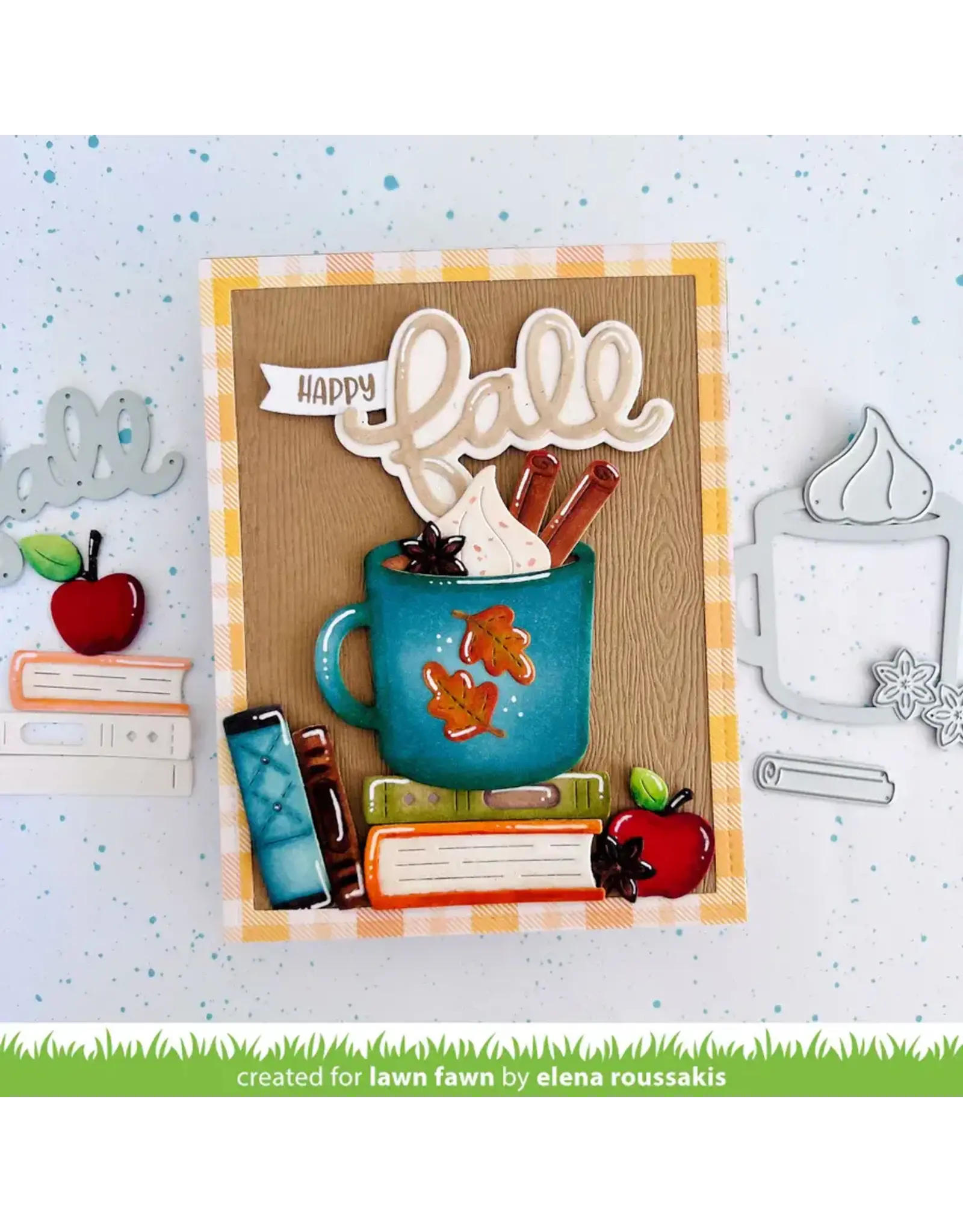 LAWN FAWN LAWN FAWN BUILD-A-DRINK MUG ADD-ON DIE SET