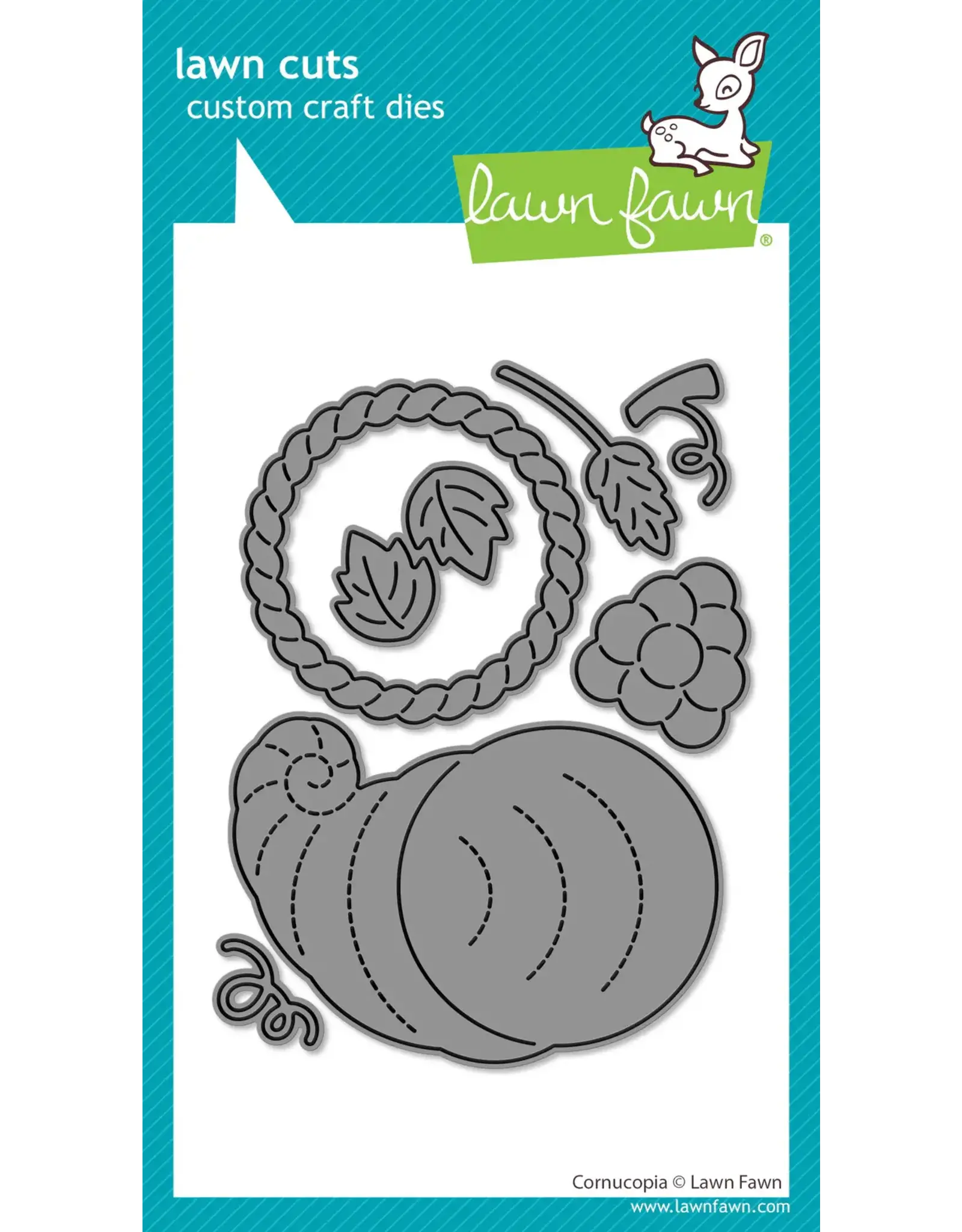 LAWN FAWN LAWN FAWN CORNUCOPIA DIE SET