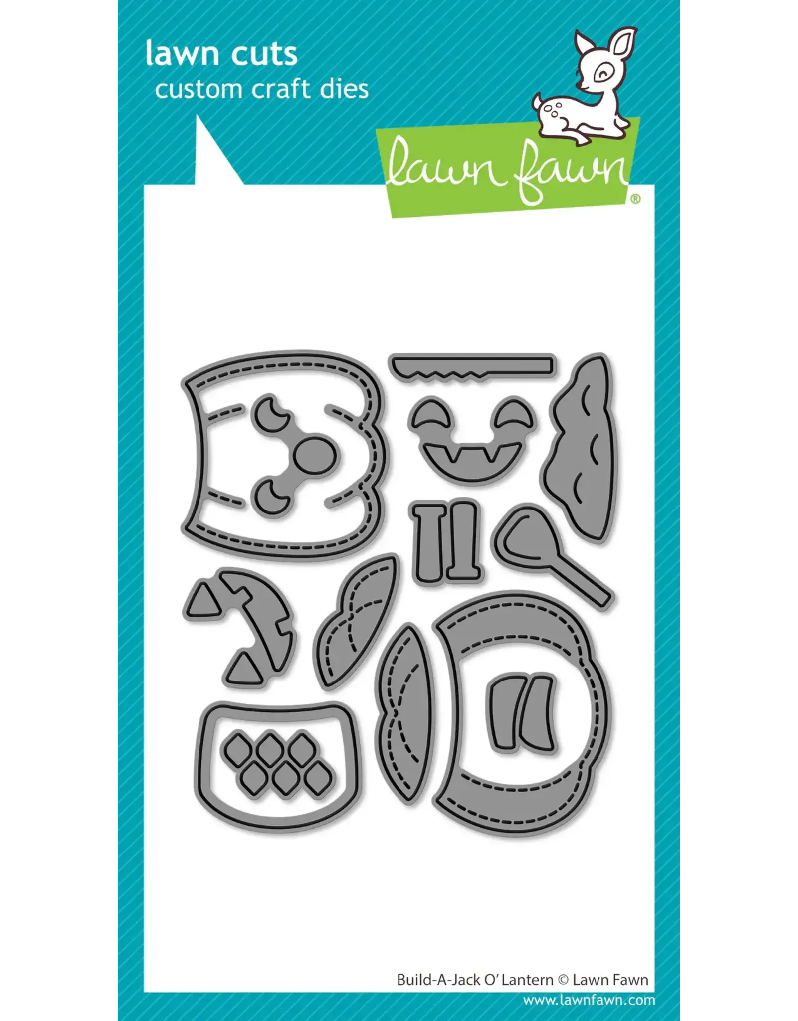 LAWN FAWN LAWN FAWN BUILD-A-JACK-O'-LANTERN DIE SET