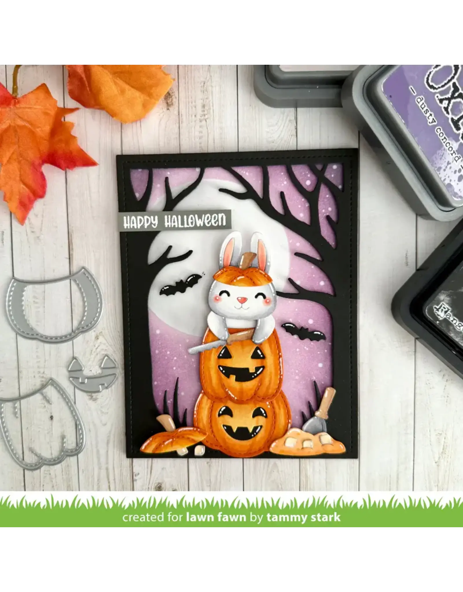 LAWN FAWN LAWN FAWN BUILD-A-JACK-O'-LANTERN DIE SET