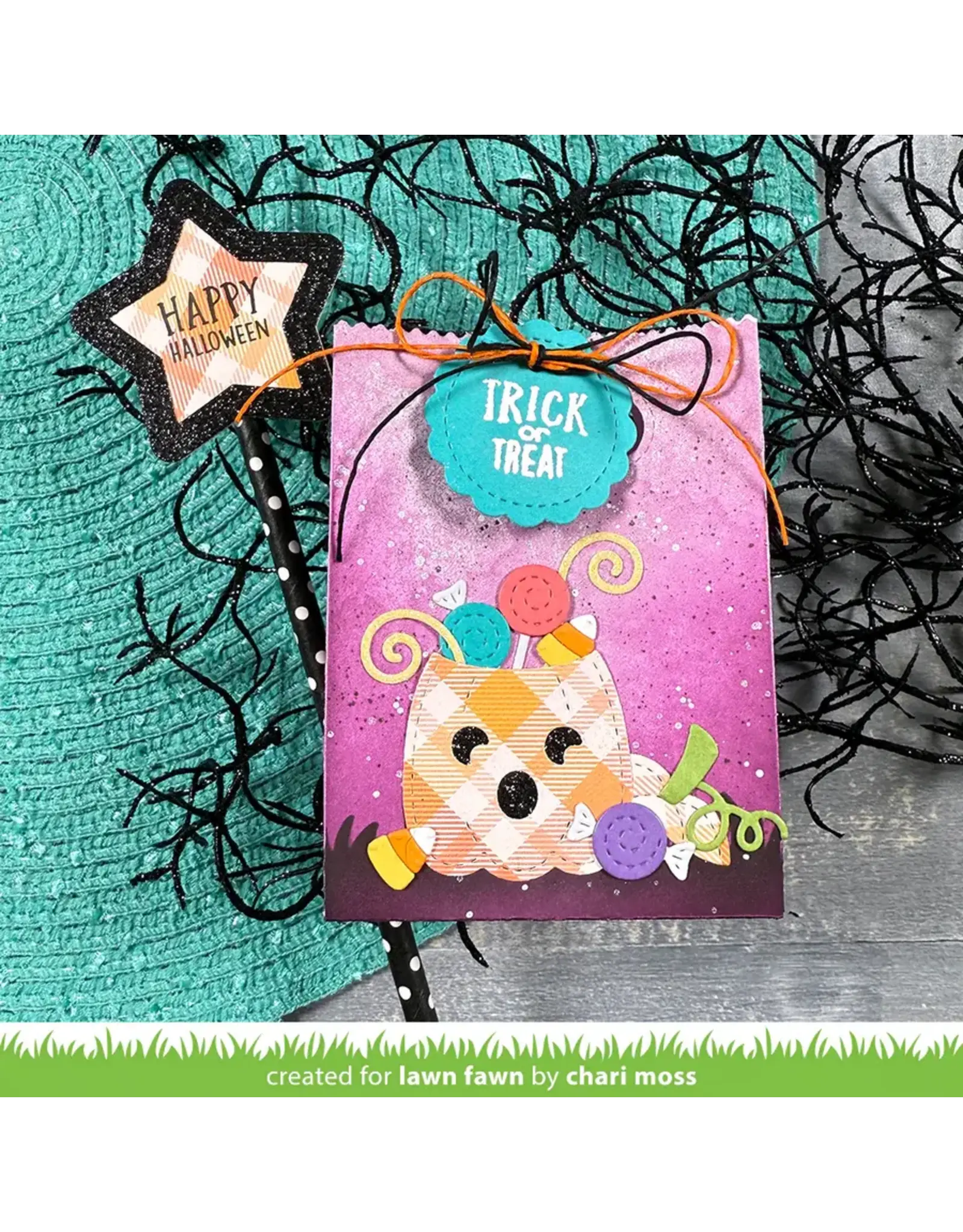 LAWN FAWN LAWN FAWN BUILD-A-JACK-O'-LANTERN DIE SET