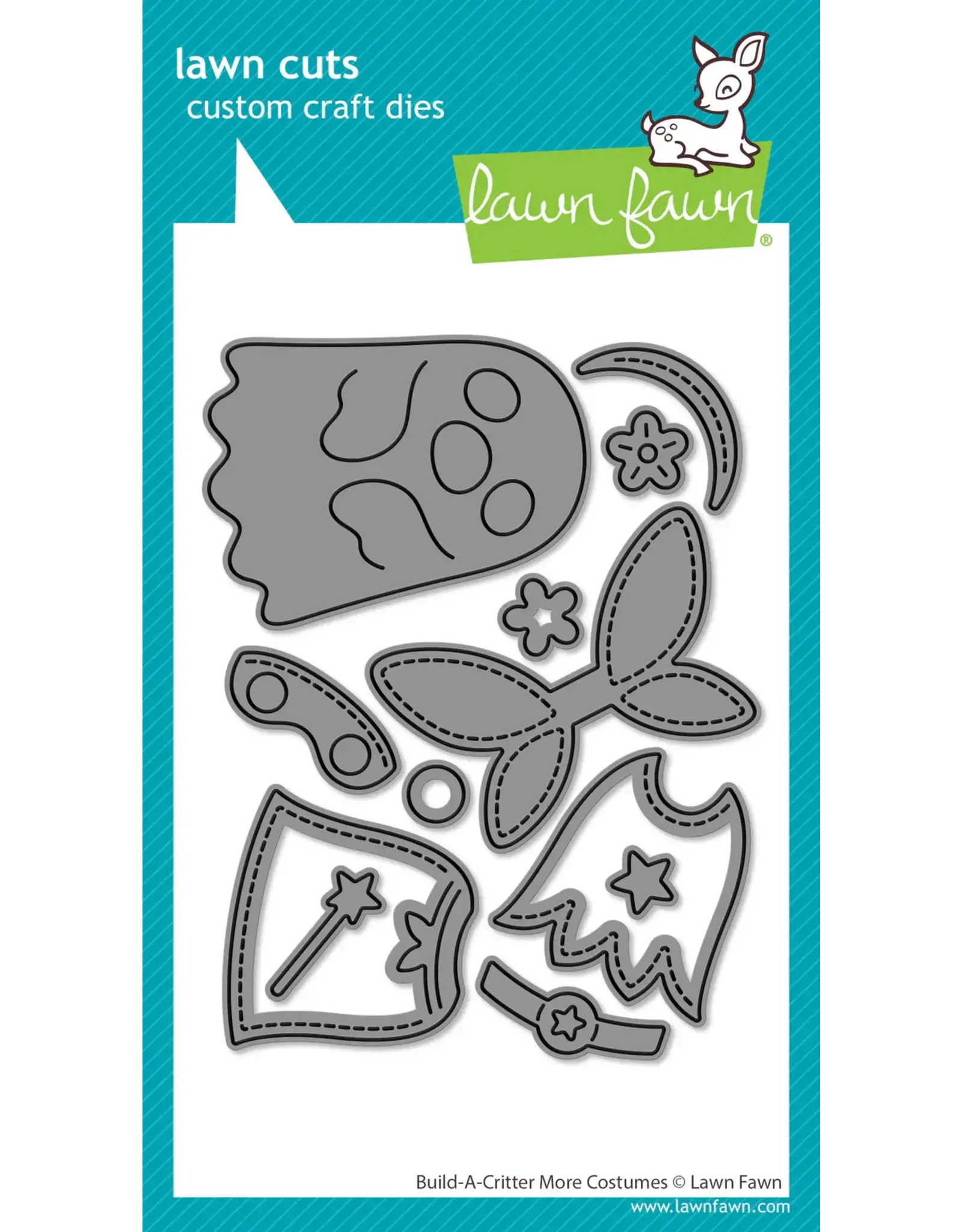 LAWN FAWN LAWN FAWN BUILD-A-CRITTER MORE COSTUMES DIE SET