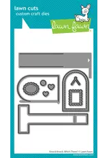 LAWN FAWN LAWN FAWN KNOCK KNOCK, WHO'S THERE? DIE SET