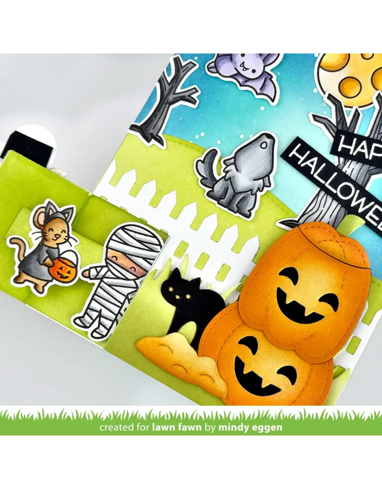 LAWN FAWN LAWN FAWN KNOCK KNOCK, WHO'S THERE? DIE SET