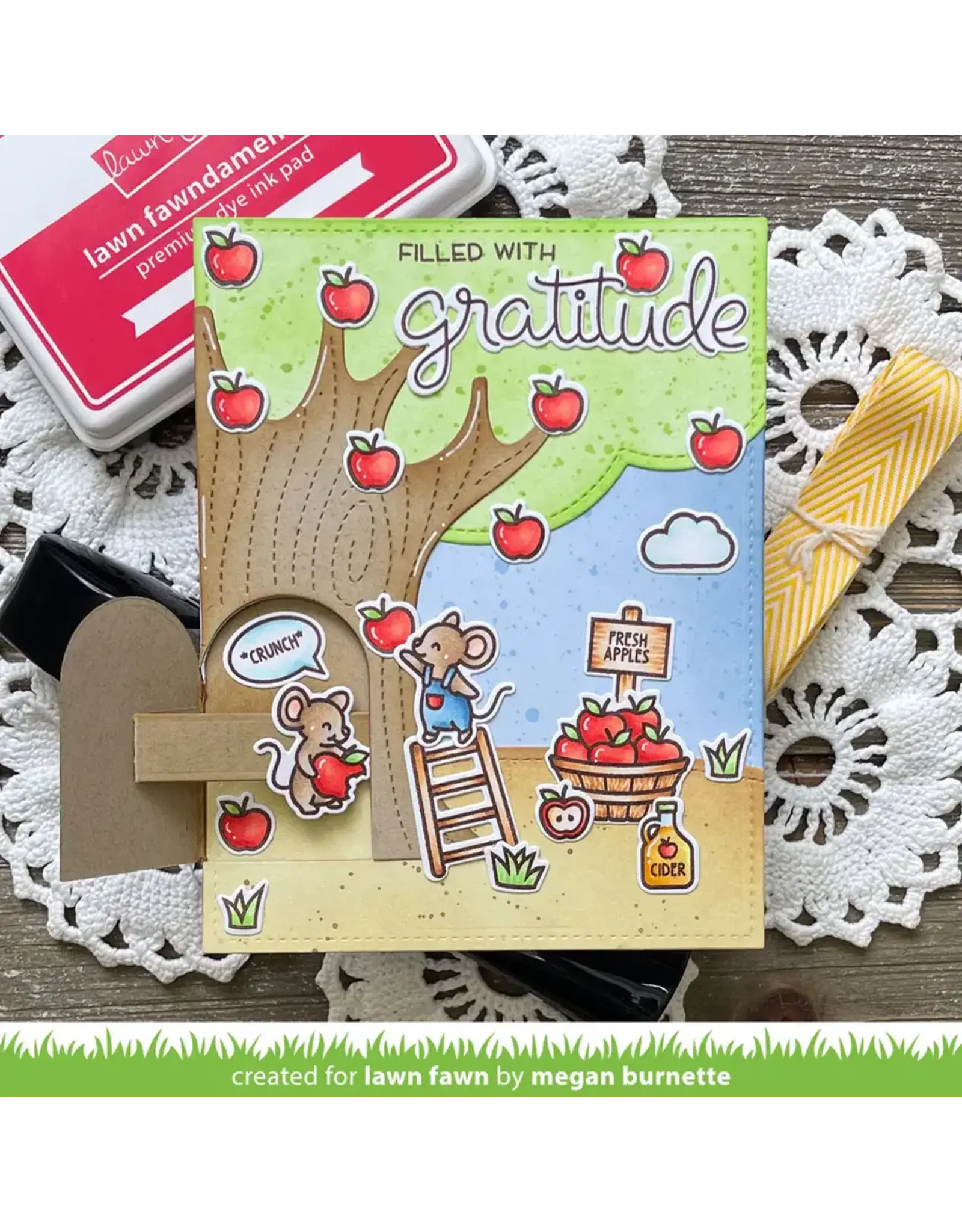 LAWN FAWN LAWN FAWN KNOCK KNOCK, WHO'S THERE? DIE SET