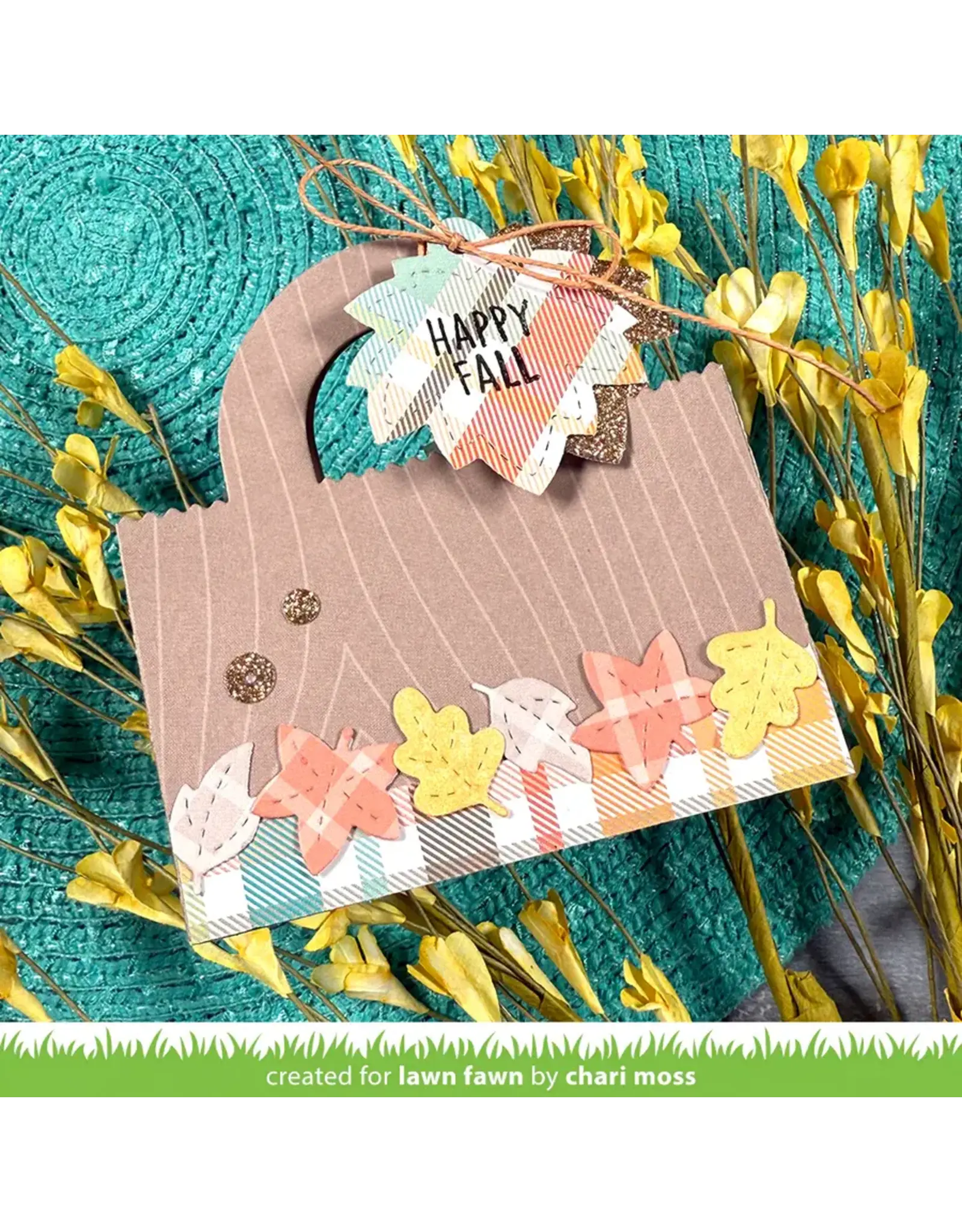 LAWN FAWN LAWN FAWN TINY TAG SAYINGS: FALL CLEAR STAMP SET