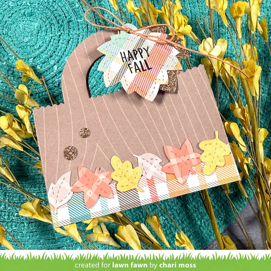 LAWN FAWN LAWN FAWN TINY TAG SAYINGS: FALL CLEAR STAMP SET