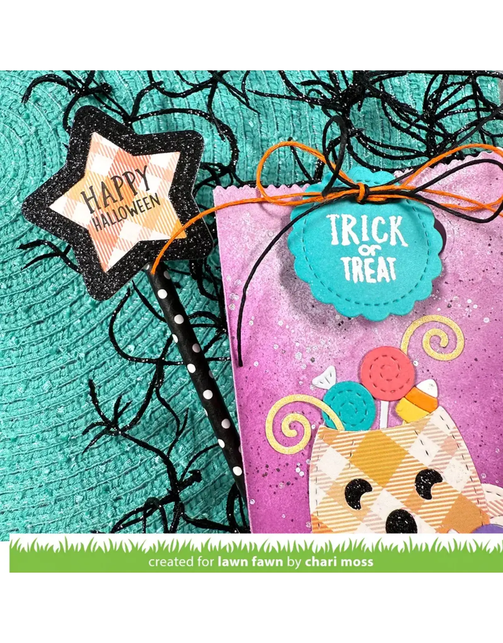 LAWN FAWN LAWN FAWN TINY TAG SAYINGS: FALL CLEAR STAMP SET