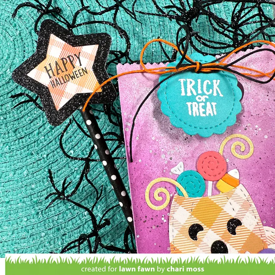 LAWN FAWN LAWN FAWN TINY TAG SAYINGS: FALL CLEAR STAMP SET