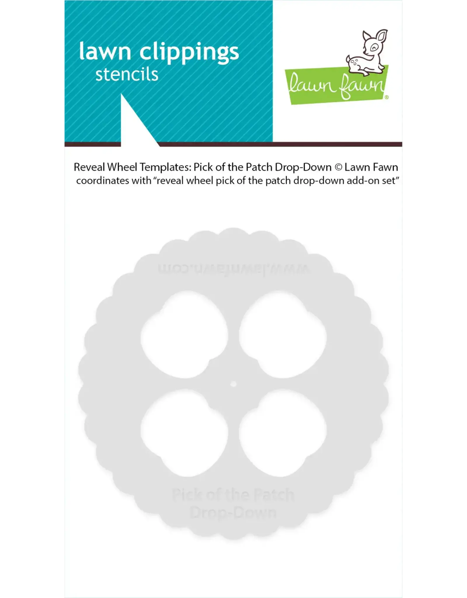 LAWN FAWN LAWN FAWN REVEAL WHEEL TEMPLATES: PICK OF THE PATCH DROP-DOWN STENCIL