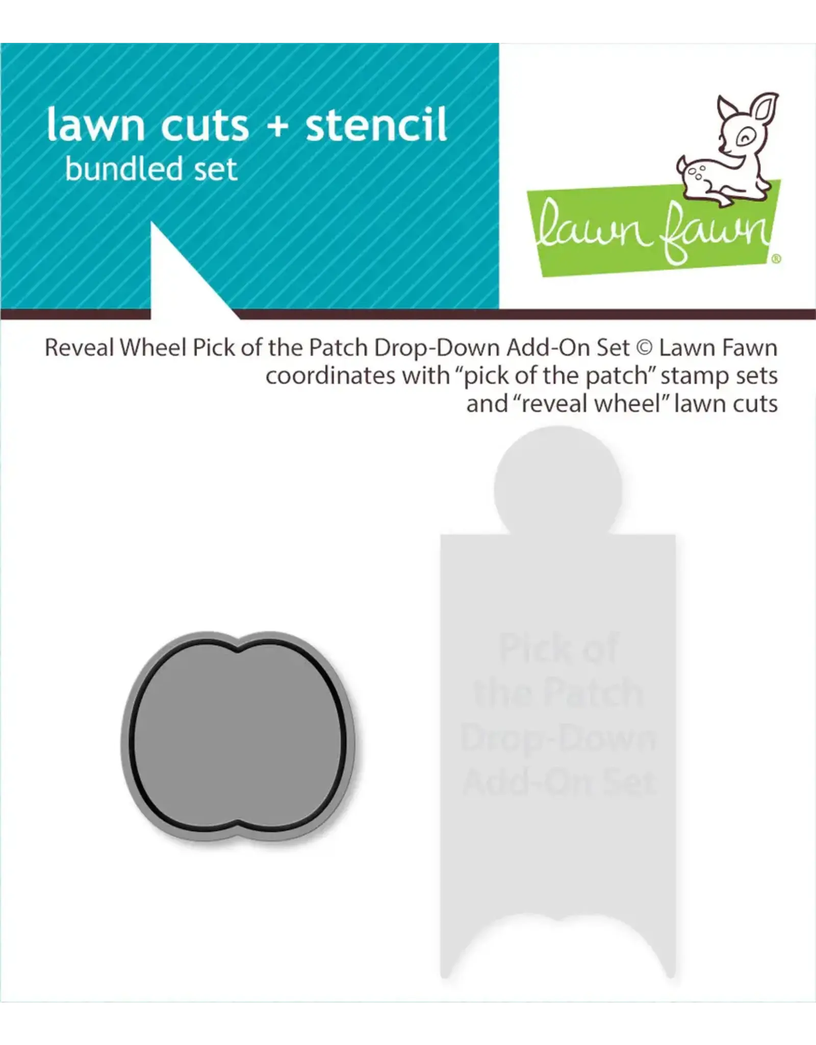 LAWN FAWN LAWN FAWN REVEAL WHEEL PICK OF THE PATCH DROP-DOWN ADD-ON SET