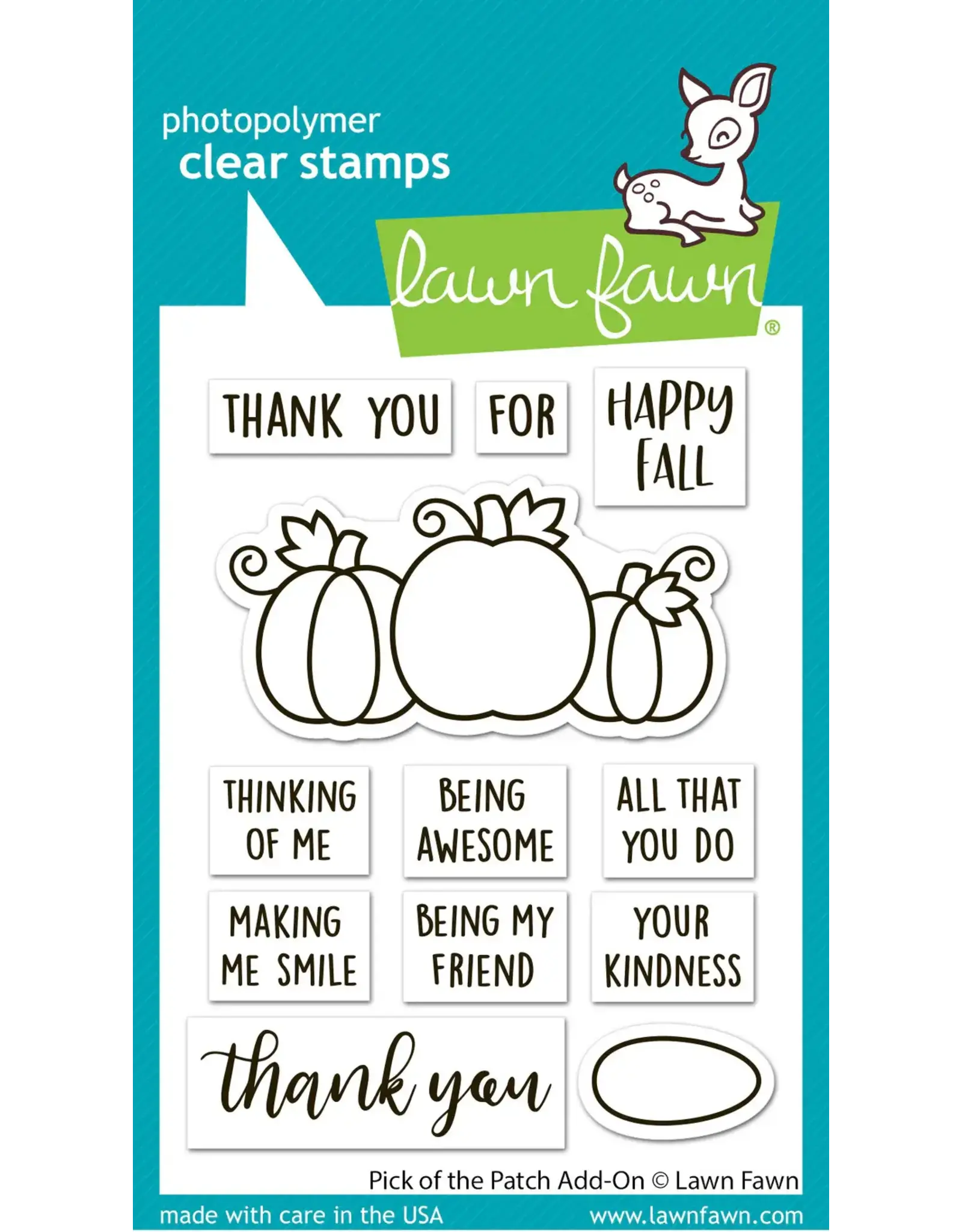 LAWN FAWN LAWN FAWN PICK OF THE PATCH ADD-ON CLEAR STAMP SET