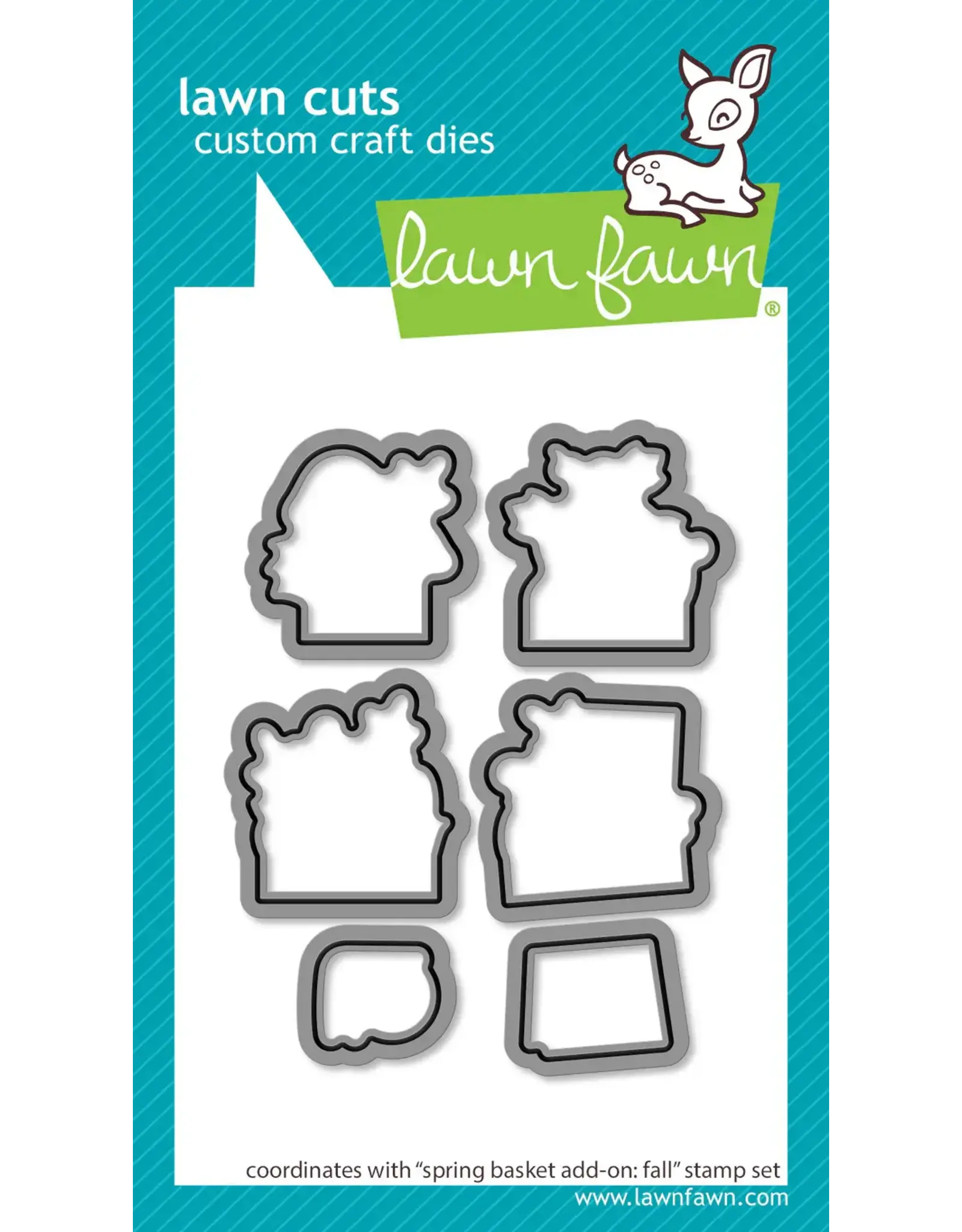 LAWN FAWN LAWN FAWN SPRING BASKET ADD-ON: FALL DIE SET