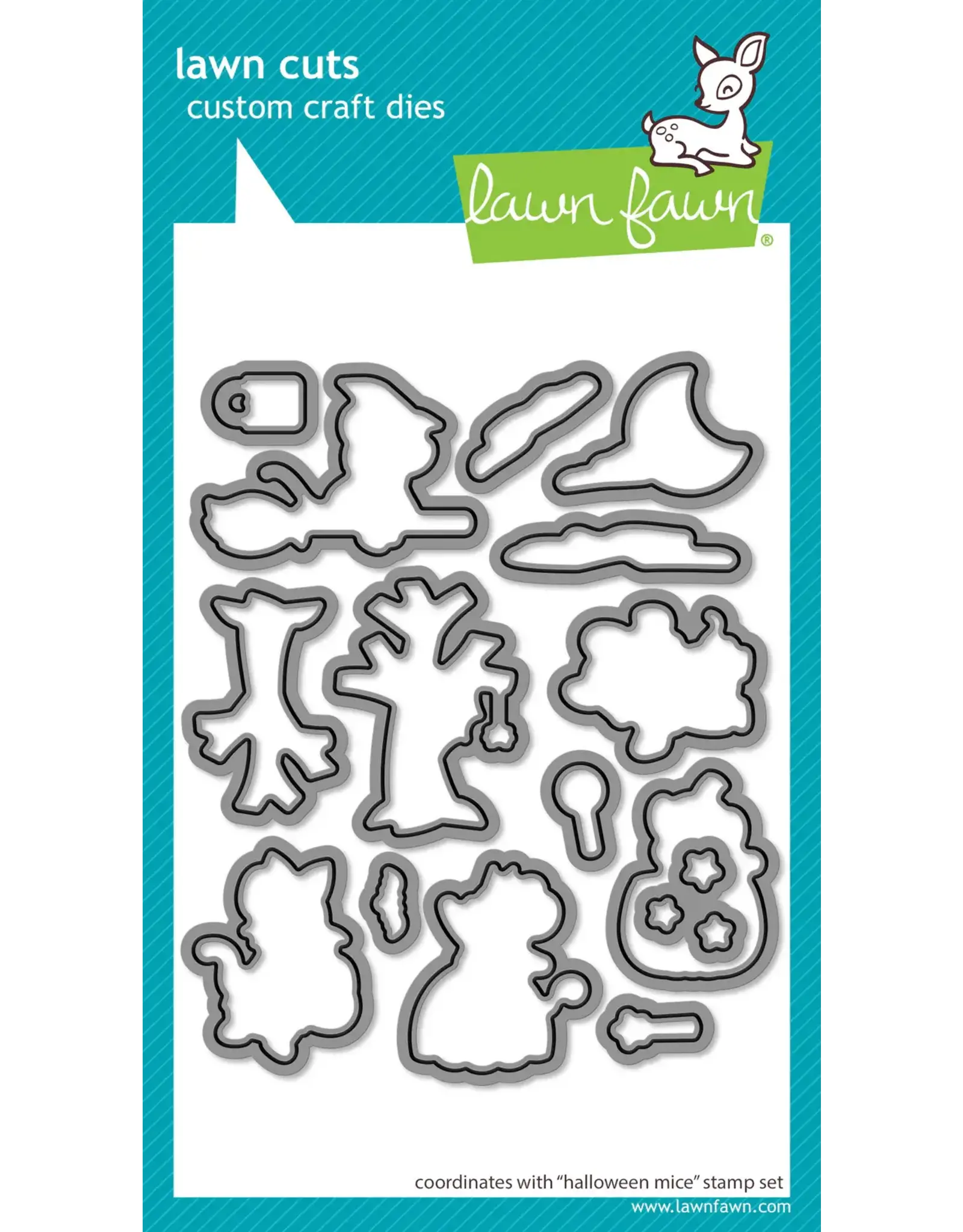 LAWN FAWN LAWN FAWN HALLOWEEN MICE DIE SET