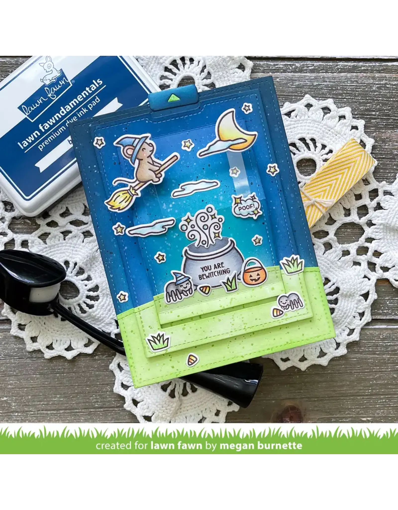 LAWN FAWN LAWN FAWN HALLOWEEN MICE CLEAR STAMP SET